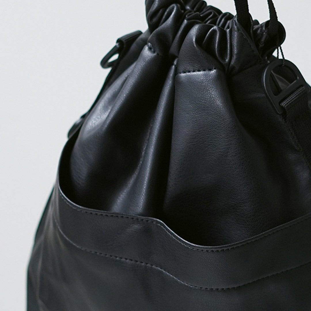 BAICYCLON BY BAGJACK / Sac à cordon en cuir synthétique