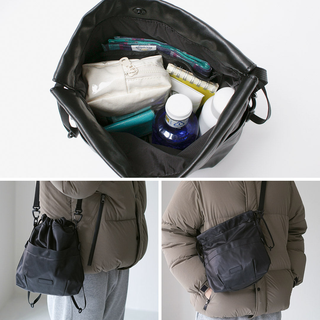 BAICYCLON BY BAGJACK / Sac à cordon en cuir synthétique