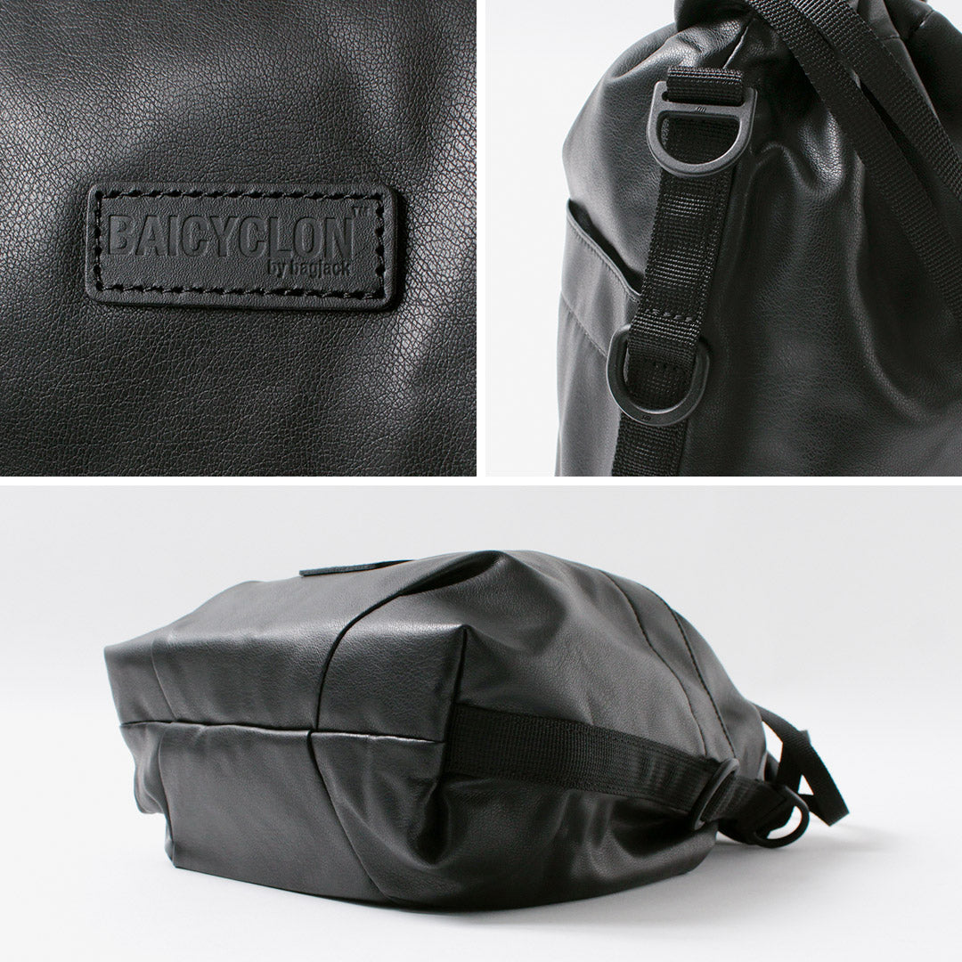 BAICYCLON BY BAGJACK / Sac à cordon en cuir synthétique