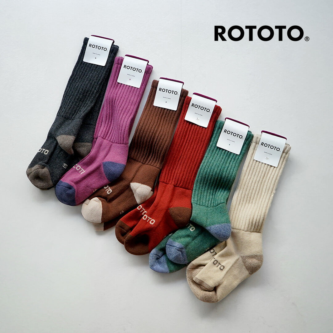 ROTOTO / 美利奴羊毛高筒袜