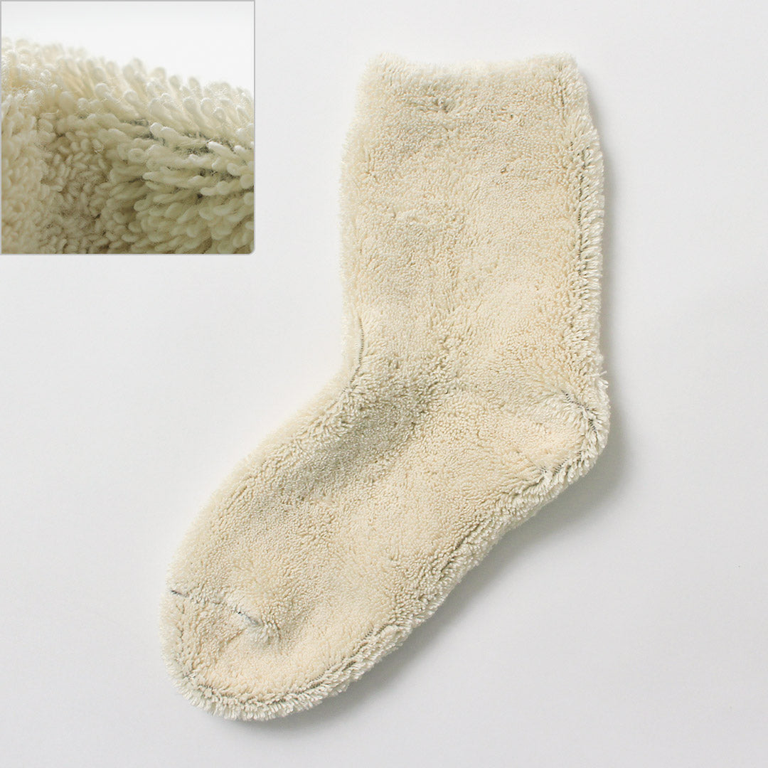 ROTOTO / Chaussettes de chambre double face – Shaggy Pile