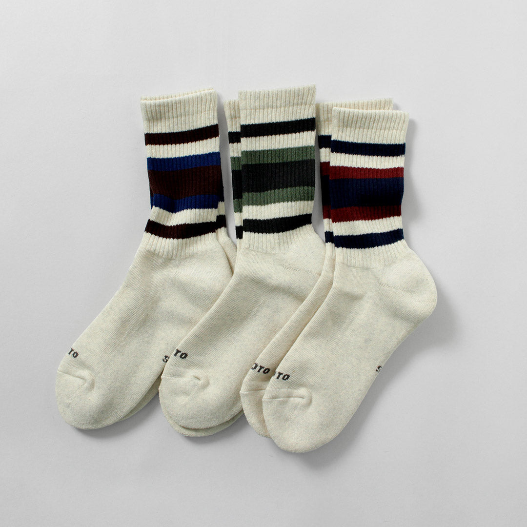 ROTOTO / 3-Pack Everyday Athletic Socks