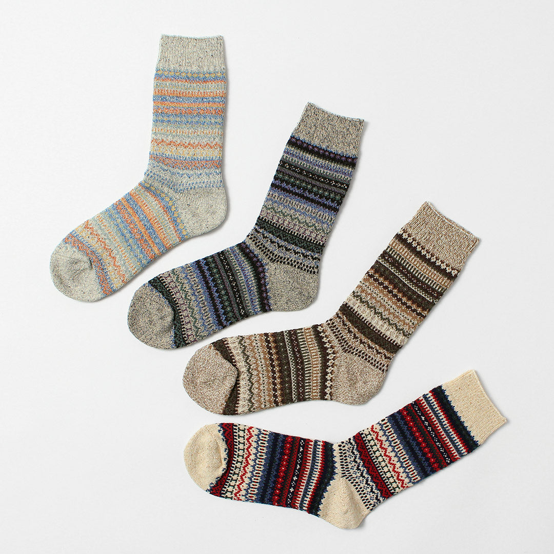 ROTOTO / Calcetines Estampado Nórdico