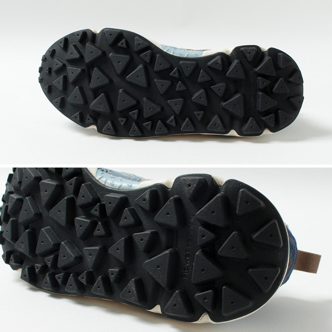 FLOWER MOUNTAIN / Yamano 3 Harris Tweed and Pig Suede Sneakers