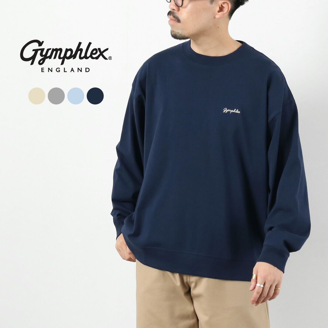 GYMPHLEX / 高紗棉質長袖T卹