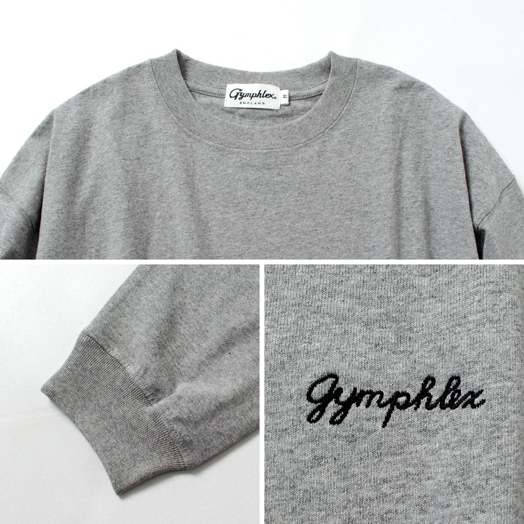 GYMPHLEX / 高紗棉質長袖T卹