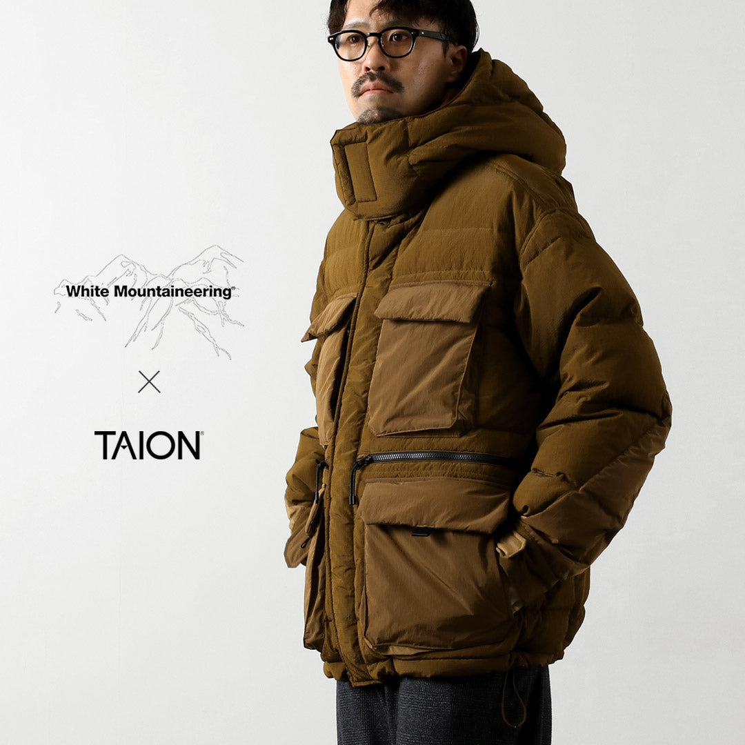 MONTAÑA BLANCA / Chaqueta de plumón antidesgarros de colaboración TAION