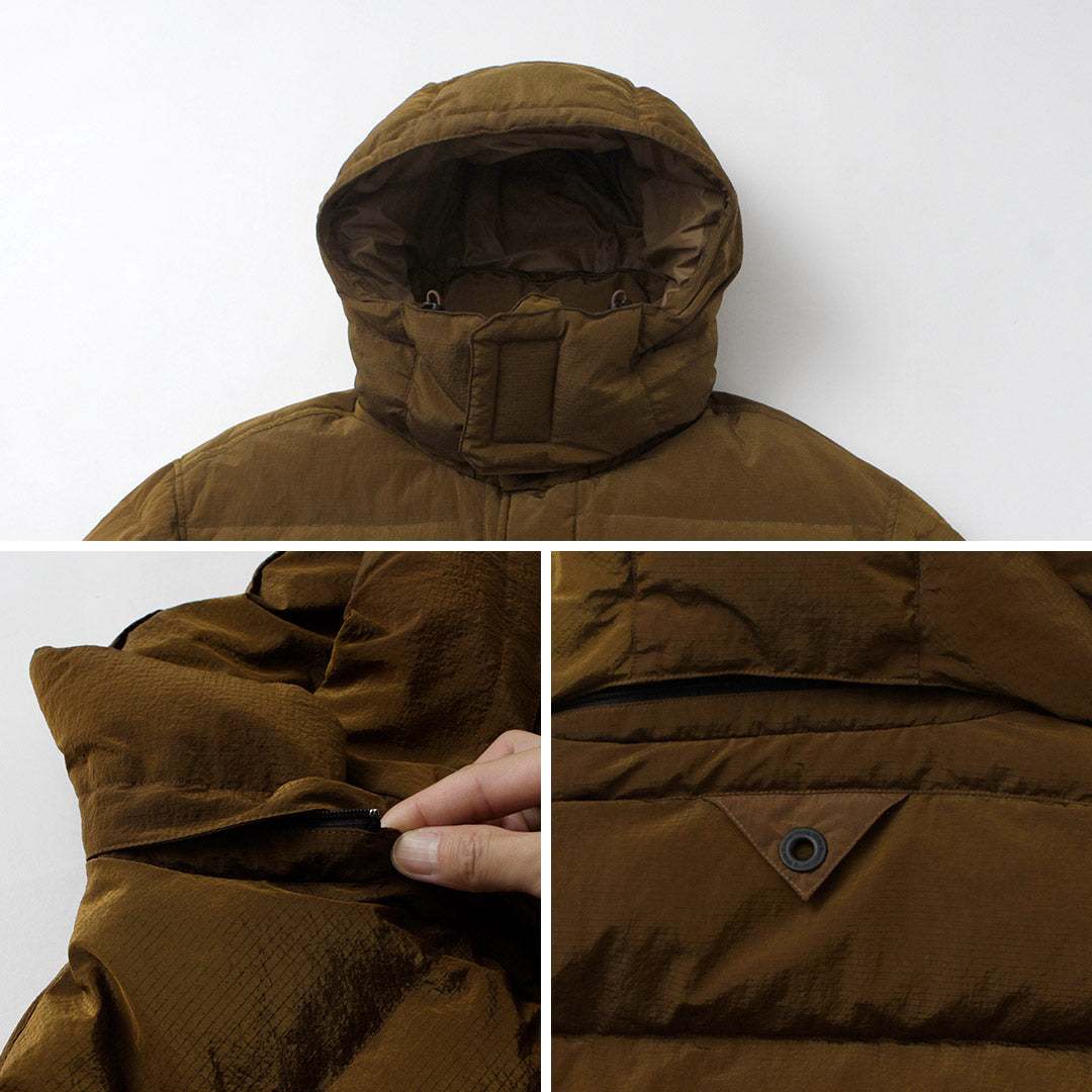 MONTAÑA BLANCA / Chaqueta de plumón antidesgarros de colaboración TAION
