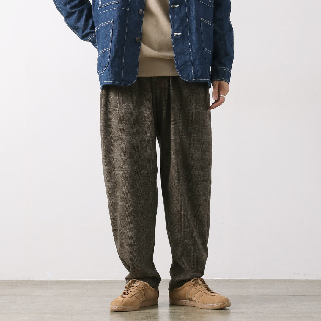 WHITE ALPINIERING / Pantalon Sarouel Glen Check