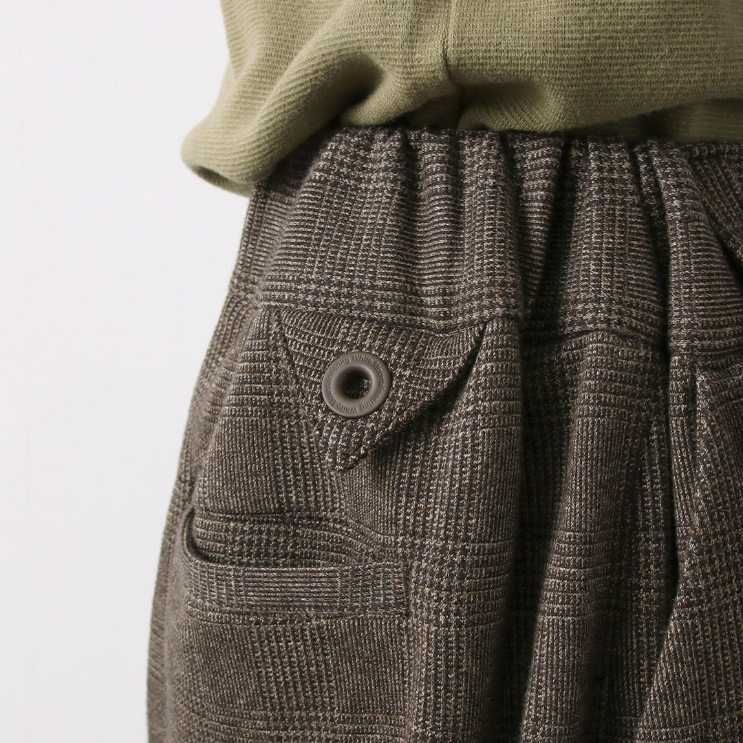 WHITE ALPINIERING / Pantalon Sarouel Glen Check