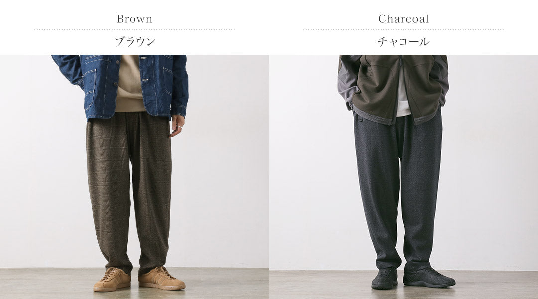 WHITE ALPINIERING / Pantalon Sarouel Glen Check