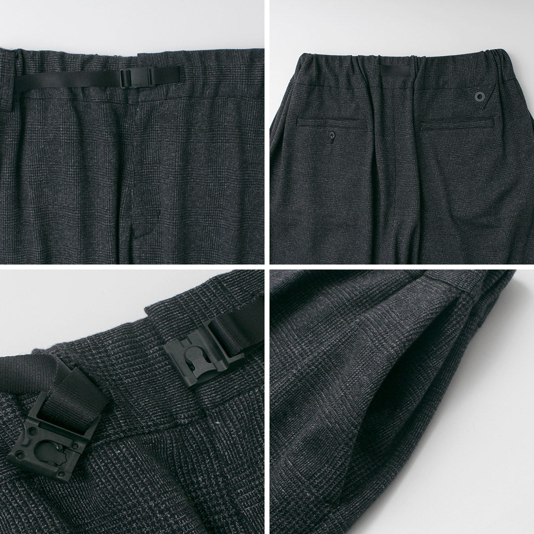 WHITE ALPINIERING / Pantalon Sarouel Glen Check