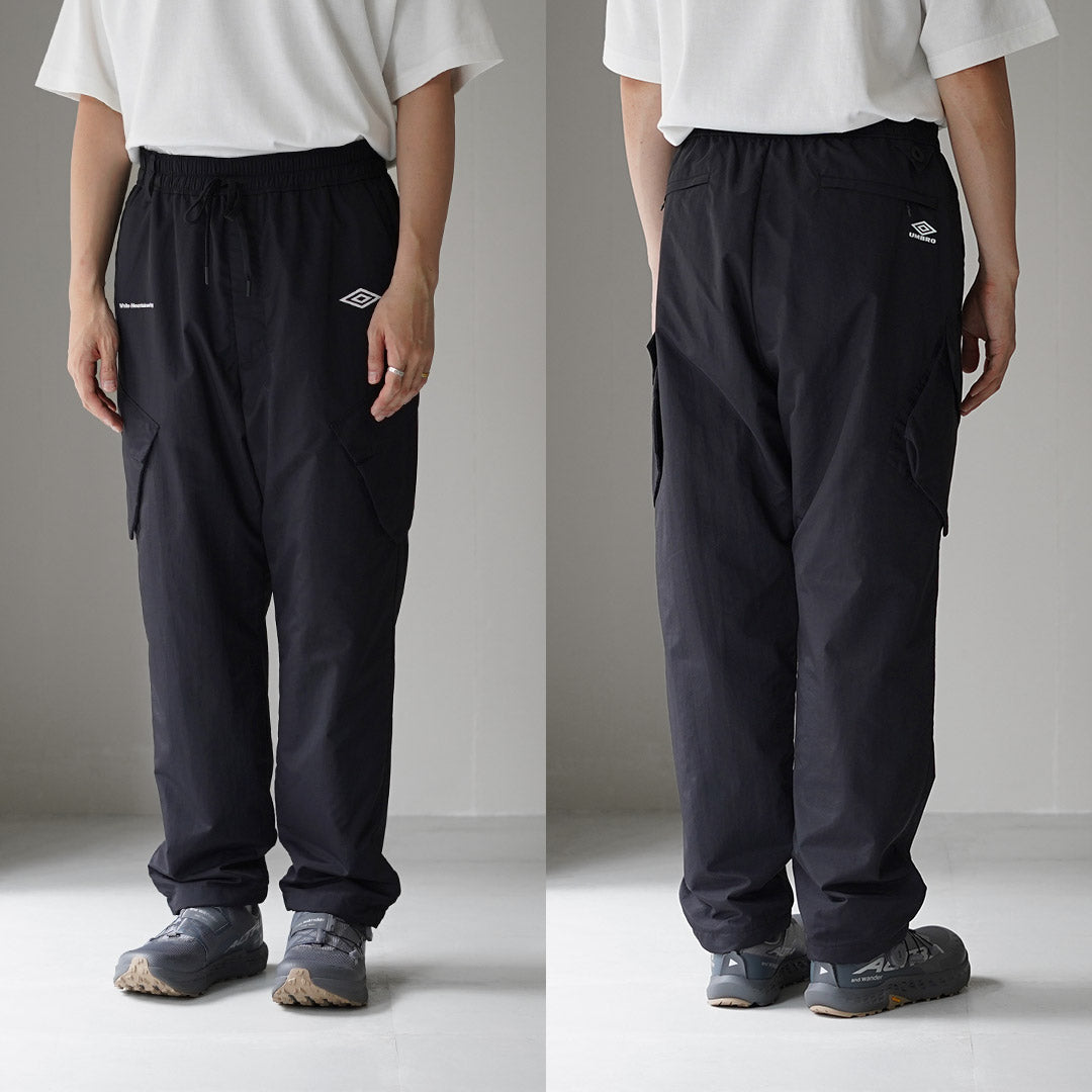 白色 MOUNTAINEERING / UMBRO 合作休閒工裝褲