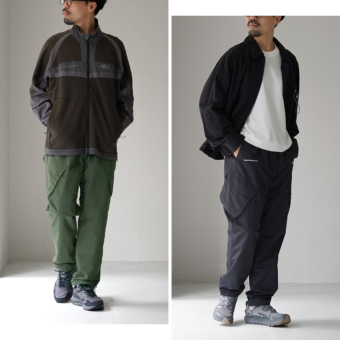 白色 MOUNTAINEERING / UMBRO 合作休閒工裝褲