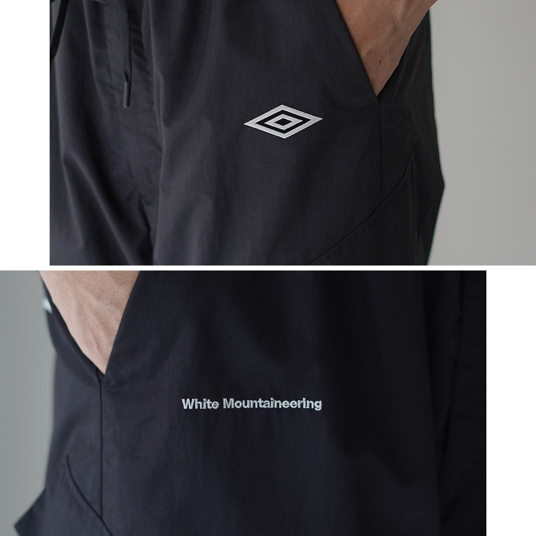 白色 MOUNTAINEERING / UMBRO 合作休閒工裝褲
