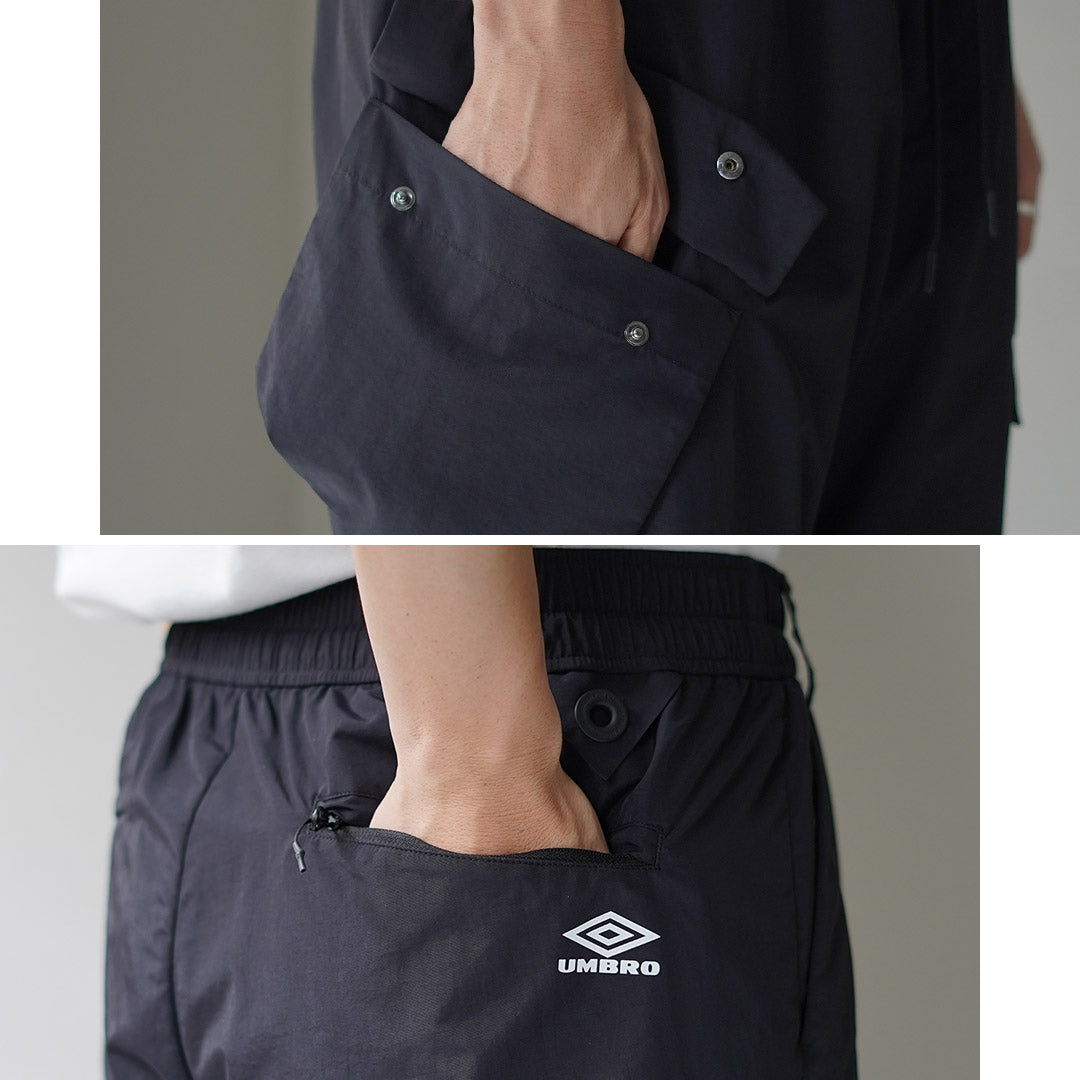 白色 MOUNTAINEERING / UMBRO 合作休閒工裝褲