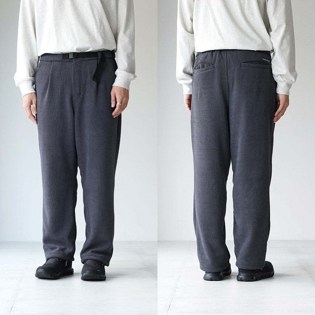 THOUSAND MILE / Pantalón tejido polar con cinturón