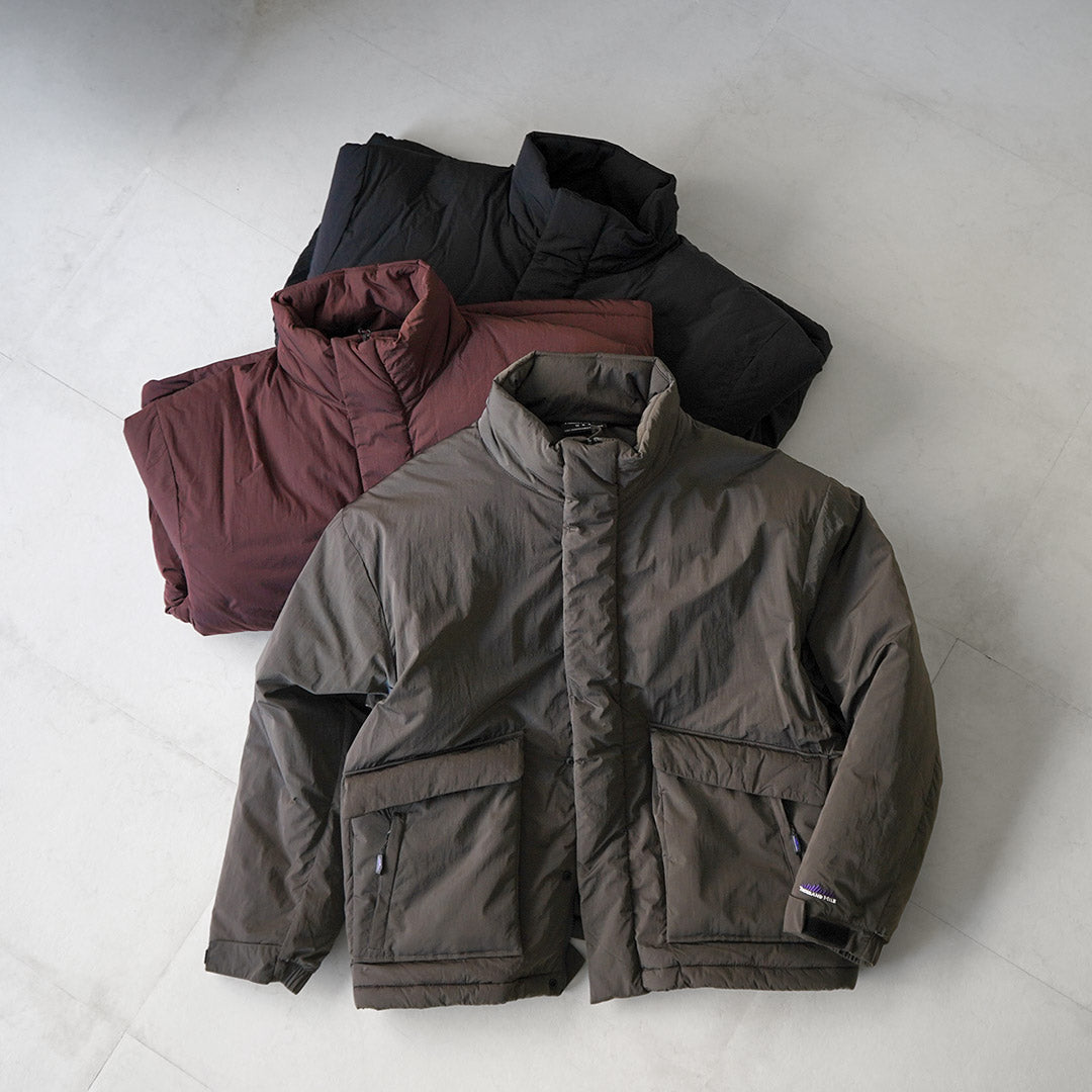 THOUSAND MILE / Veste en nylon ombre rembourrée à col montant