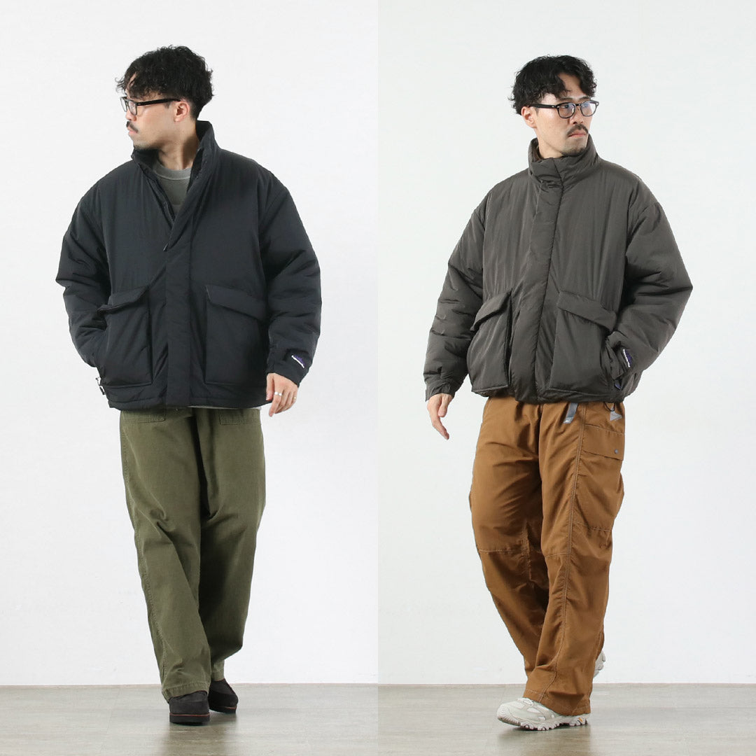THOUSAND MILE / Veste en nylon ombre rembourrée à col montant