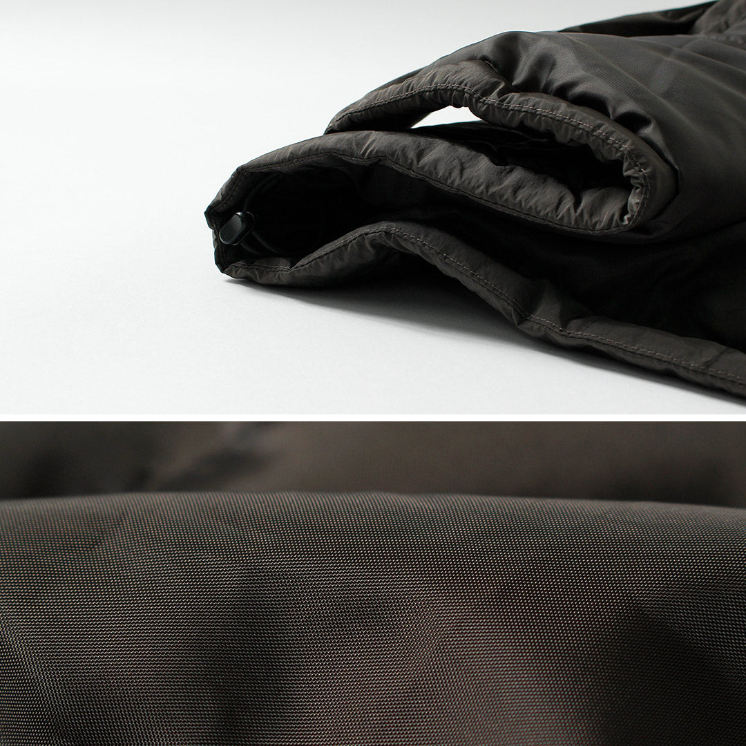 THOUSAND MILE / Veste en nylon ombre rembourrée à col montant