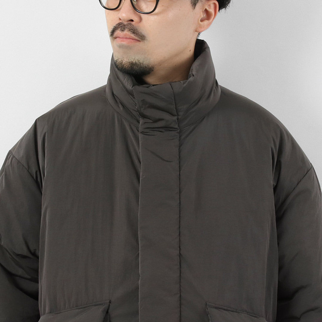 THOUSAND MILE / Veste en nylon ombre rembourrée à col montant