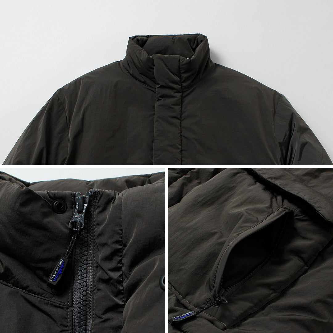 THOUSAND MILE / Veste en nylon ombre rembourrée à col montant