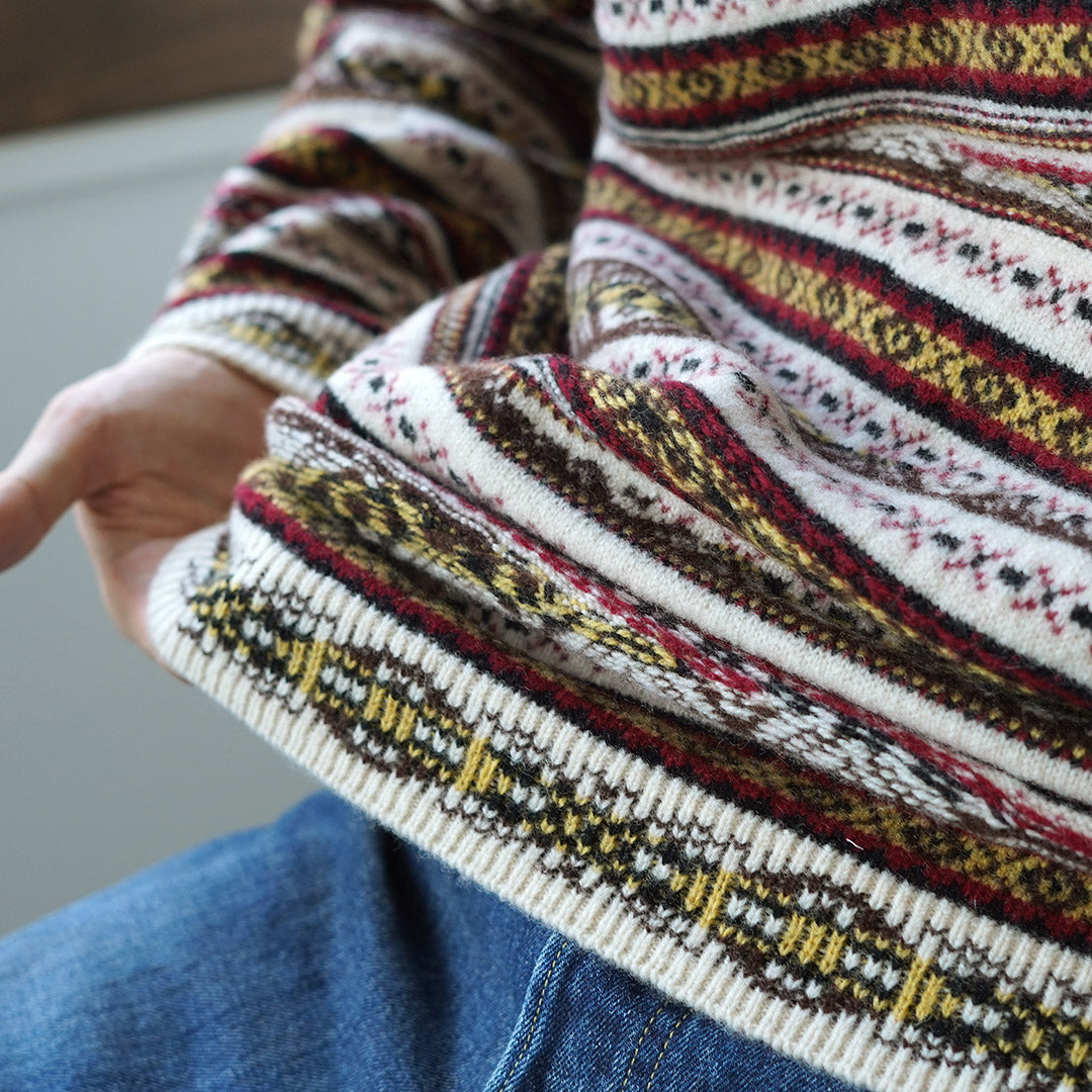 COOHEM / Jersey de punto Crazy Fair Isle