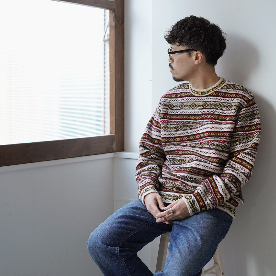 COOHEM / Jersey de punto Crazy Fair Isle