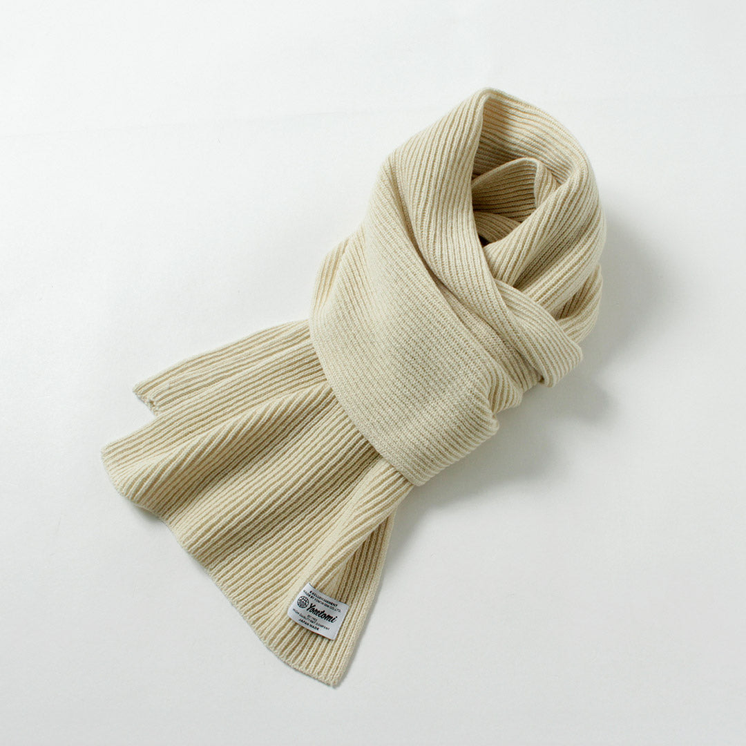 YONETOMI NEW BASIC / Rigid Cashmere Scarf