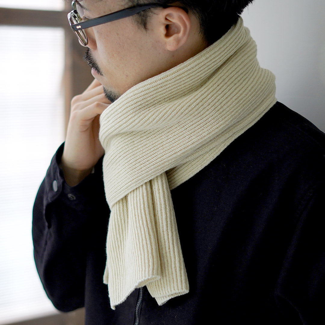 YONETOMI NEW BASIC / 리지드 캐시미어 스카프