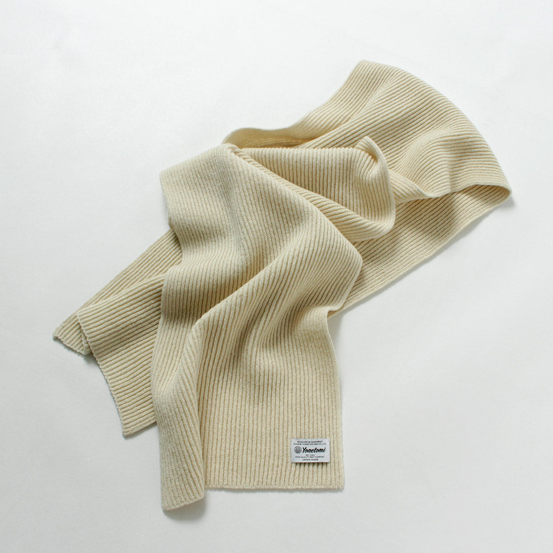YONETOMI NEW BASIC / 리지드 캐시미어 스카프