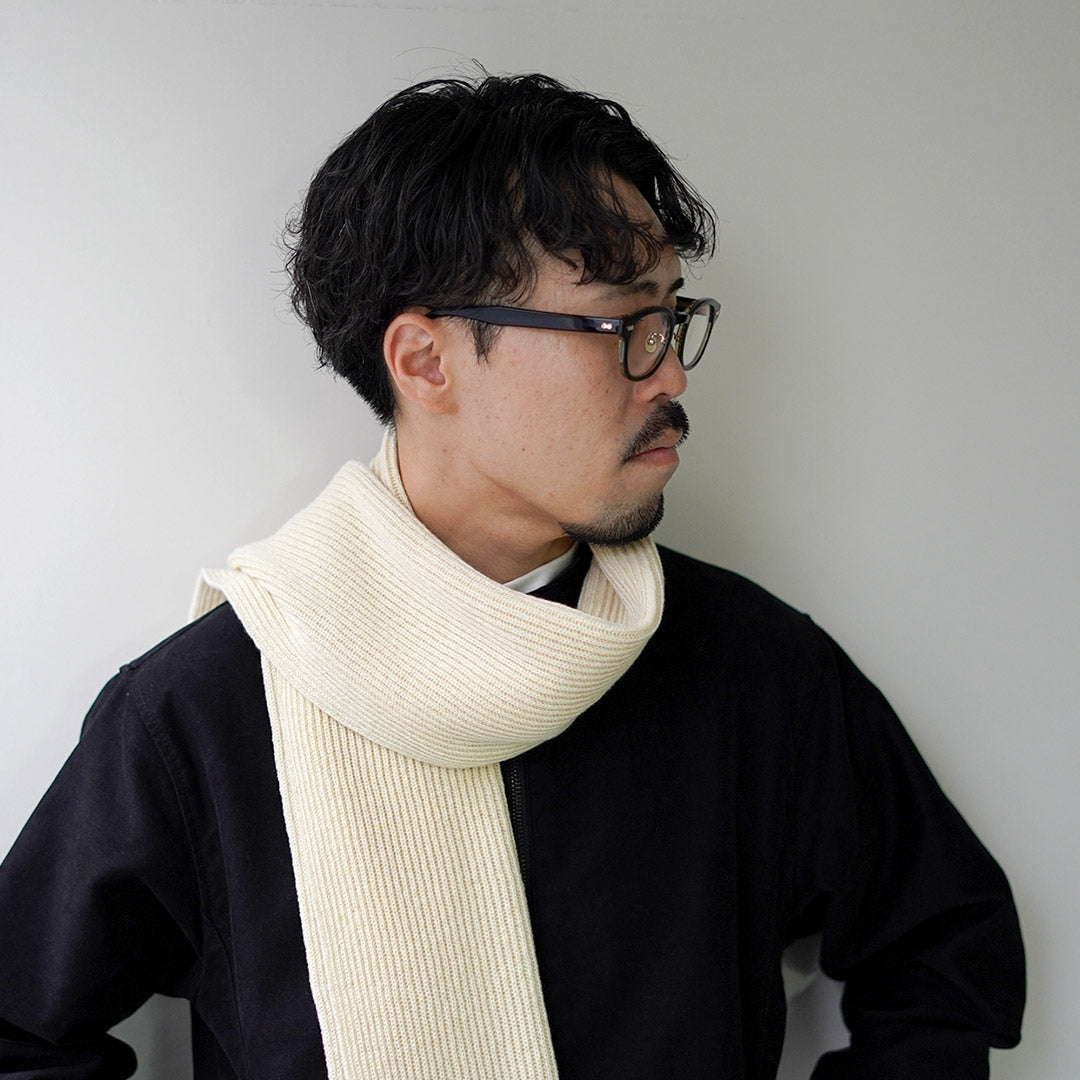 YONETOMI NEW BASIC / 리지드 캐시미어 스카프