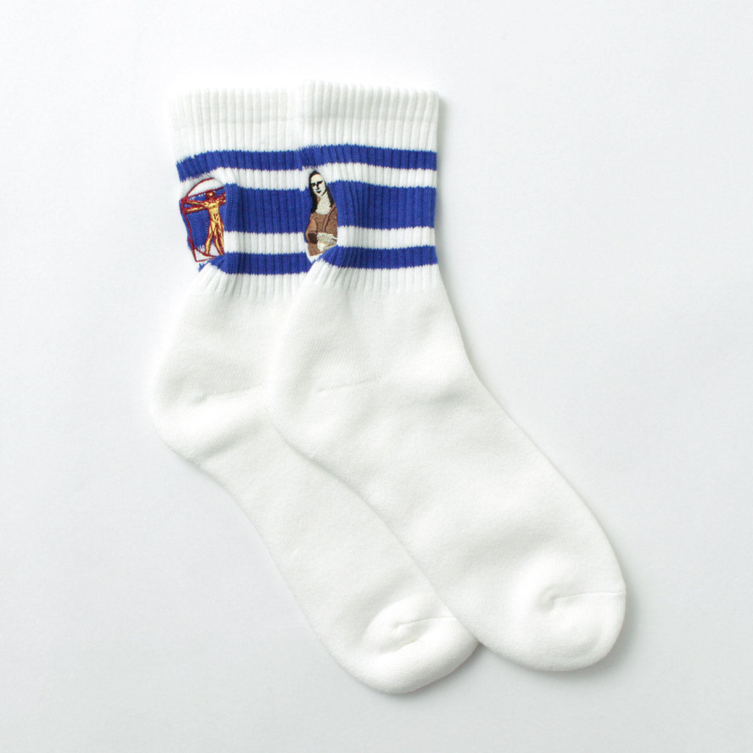 DECKA QUALITY SOCKS - SHOWATABÉ / Embroidered Skater Socks