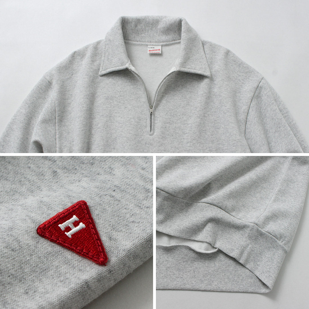 HEALTHKNIT / 彩色半拉鍊經典衛衣