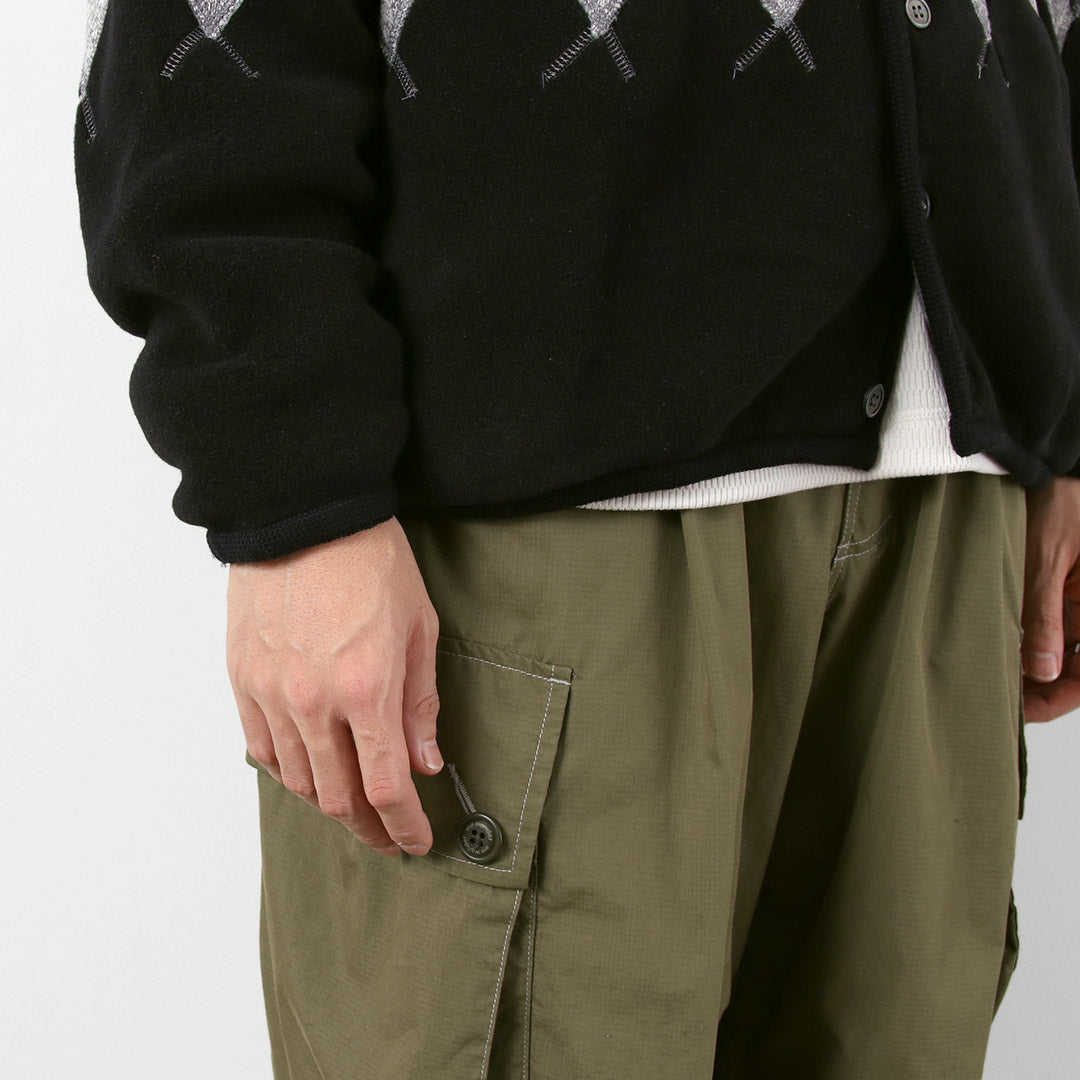 BURLAP OUTFITTER / 아가일 플리스 가디건