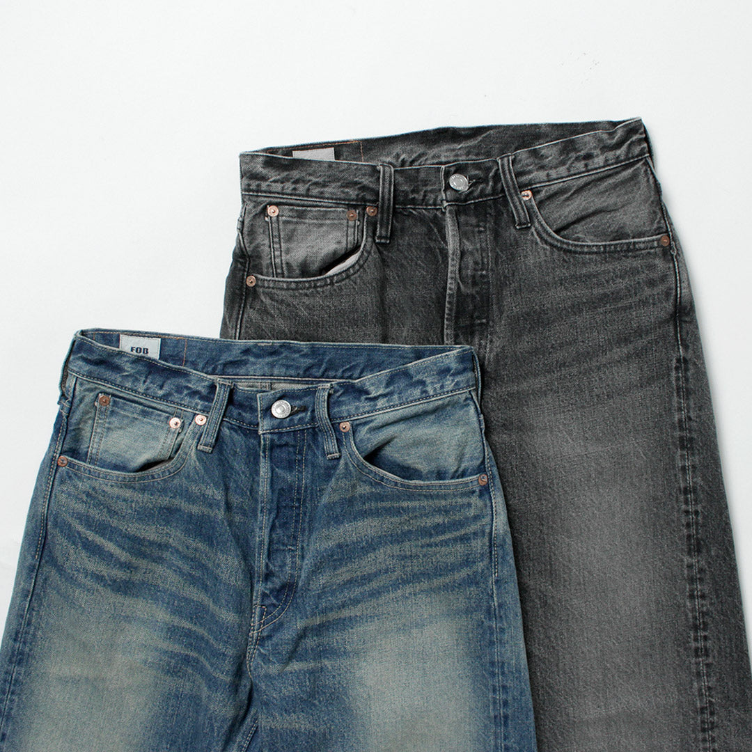 FOB FACTORY / Pantalon F153 Selvedge Denim Tapered 5P – Occasion