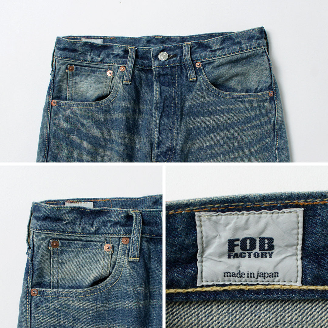 FOB FACTORY / Pantalon F153 Selvedge Denim Tapered 5P – Occasion