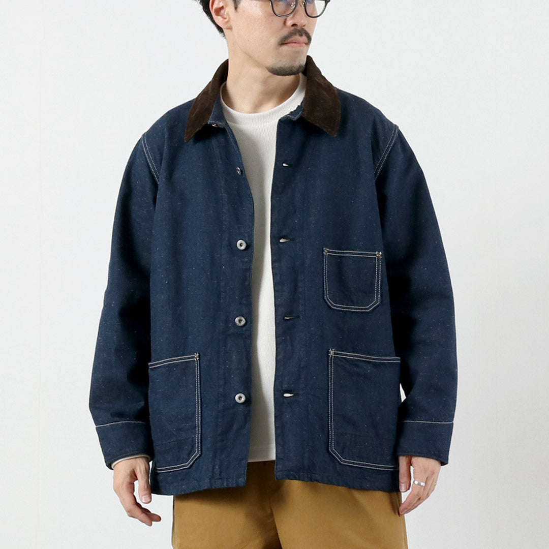 FOB FACTORY / F2456 담요 라이너가 포함된 데님 초어 재킷