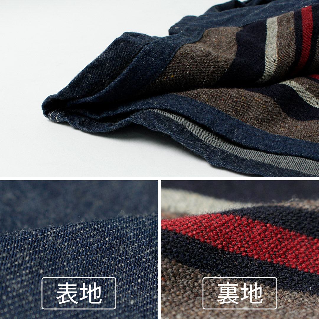 FOB FACTORY / F2456 담요 라이너가 포함된 데님 초어 재킷