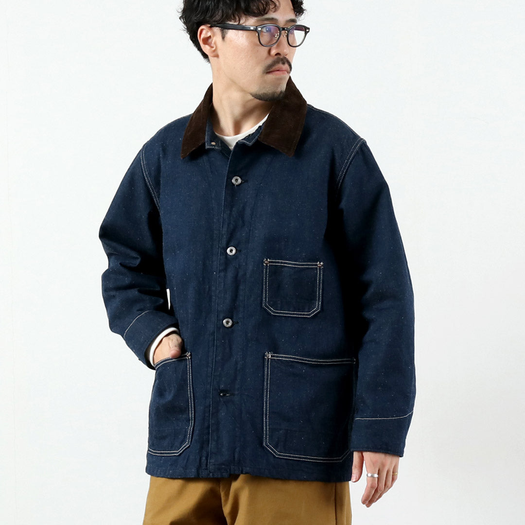 FOB FACTORY / F2456 담요 라이너가 포함된 데님 초어 재킷