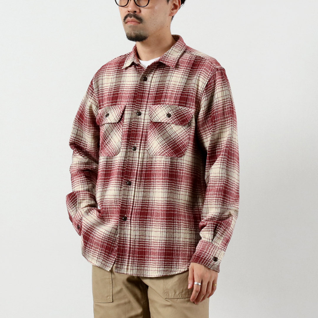 FOB FACTORY / Chemise de travail en flanelle épaisse F3510
