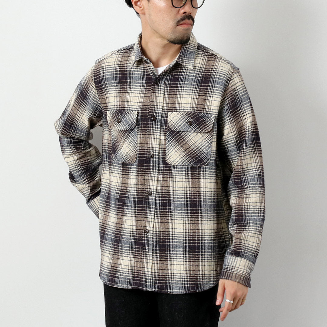 FOB FACTORY / Chemise de travail en flanelle épaisse F3510