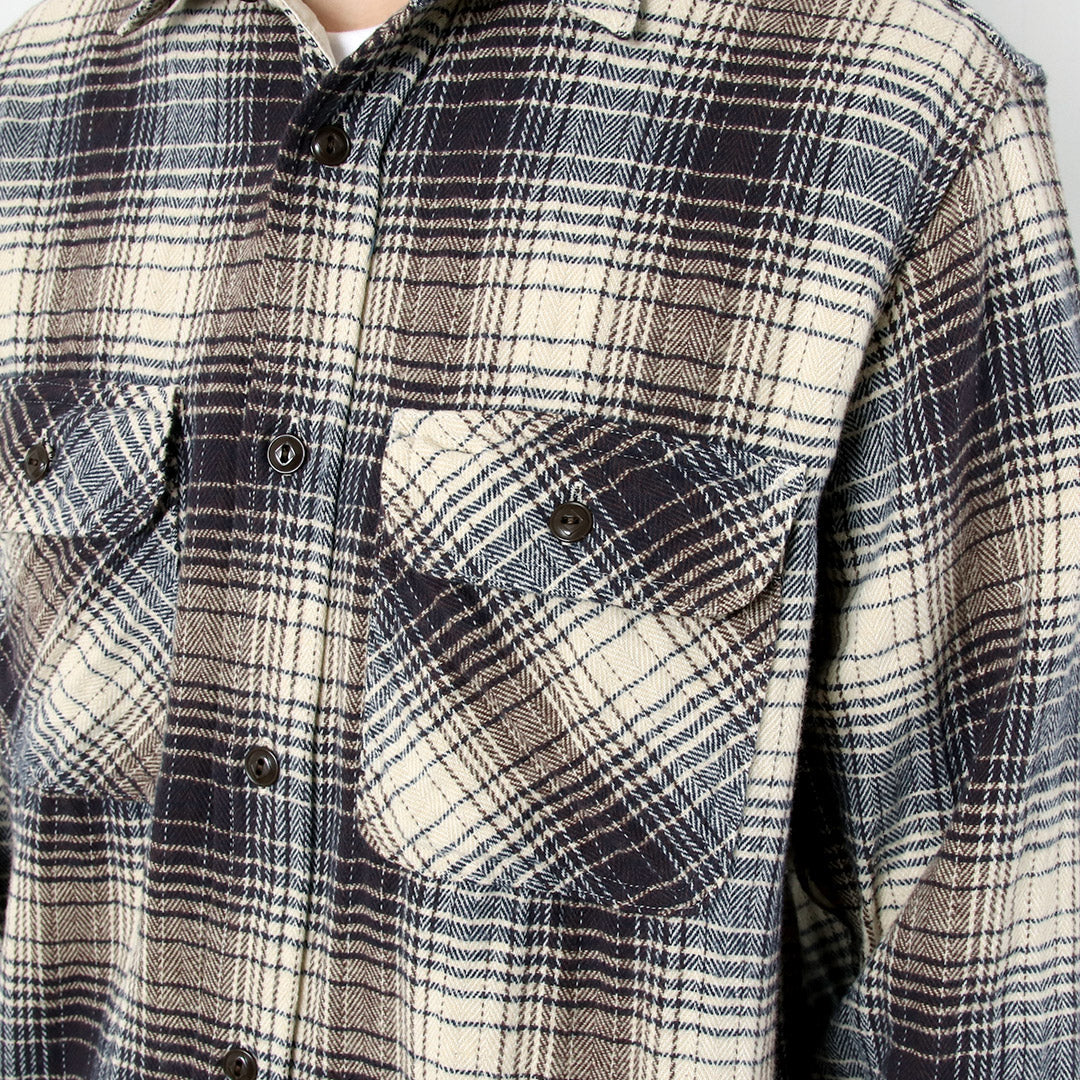 FOB FACTORY / Chemise de travail en flanelle épaisse F3510