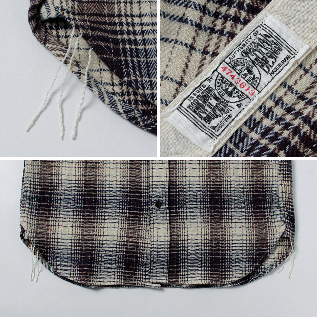 FOB FACTORY / Chemise de travail en flanelle épaisse F3510