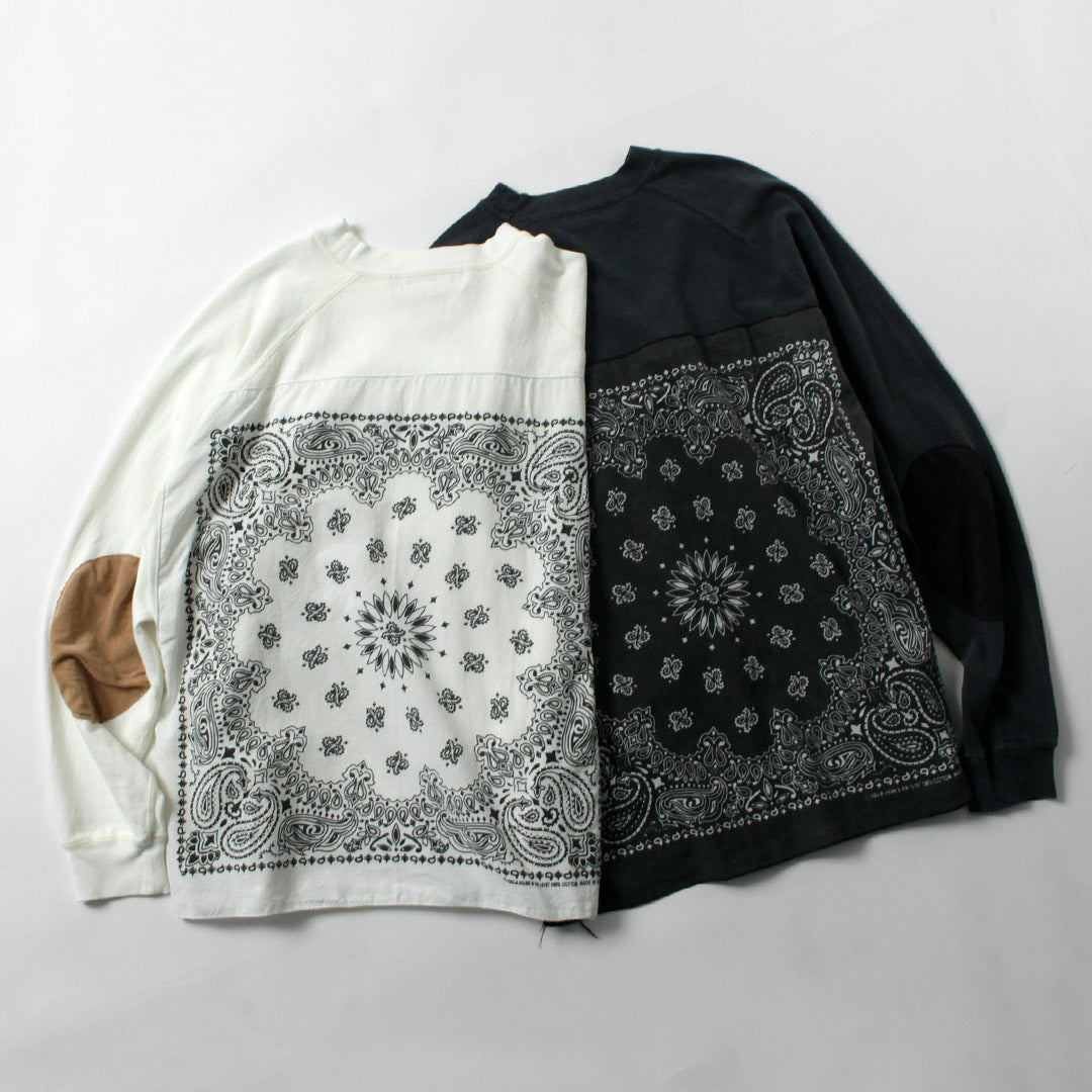 REMI RELIEF / T-shirt à manches longues avec patch coude en jersey 8/- traité SP (Bandana)