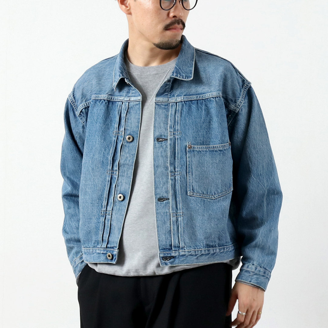 REMI RELIEF / Veste en jean d'occasion modèle WWII 12oz