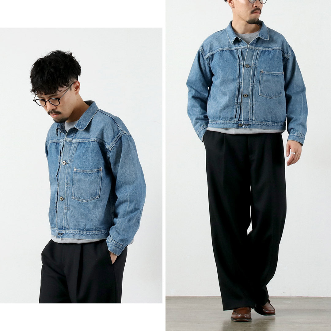 REMI RELIEF / Veste en jean d'occasion modèle WWII 12oz