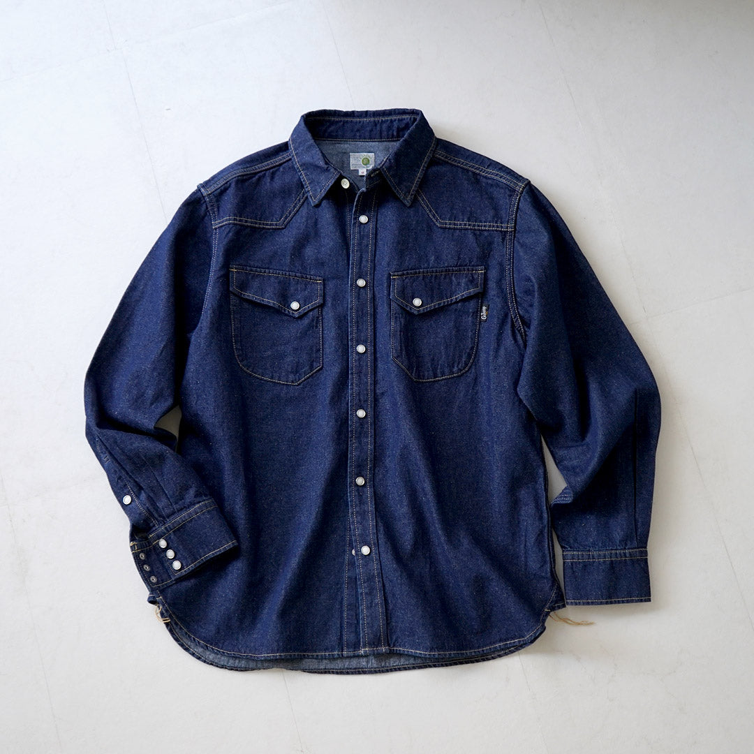 GOHEMP / 7.5oz 牛仔牛仔衬衫