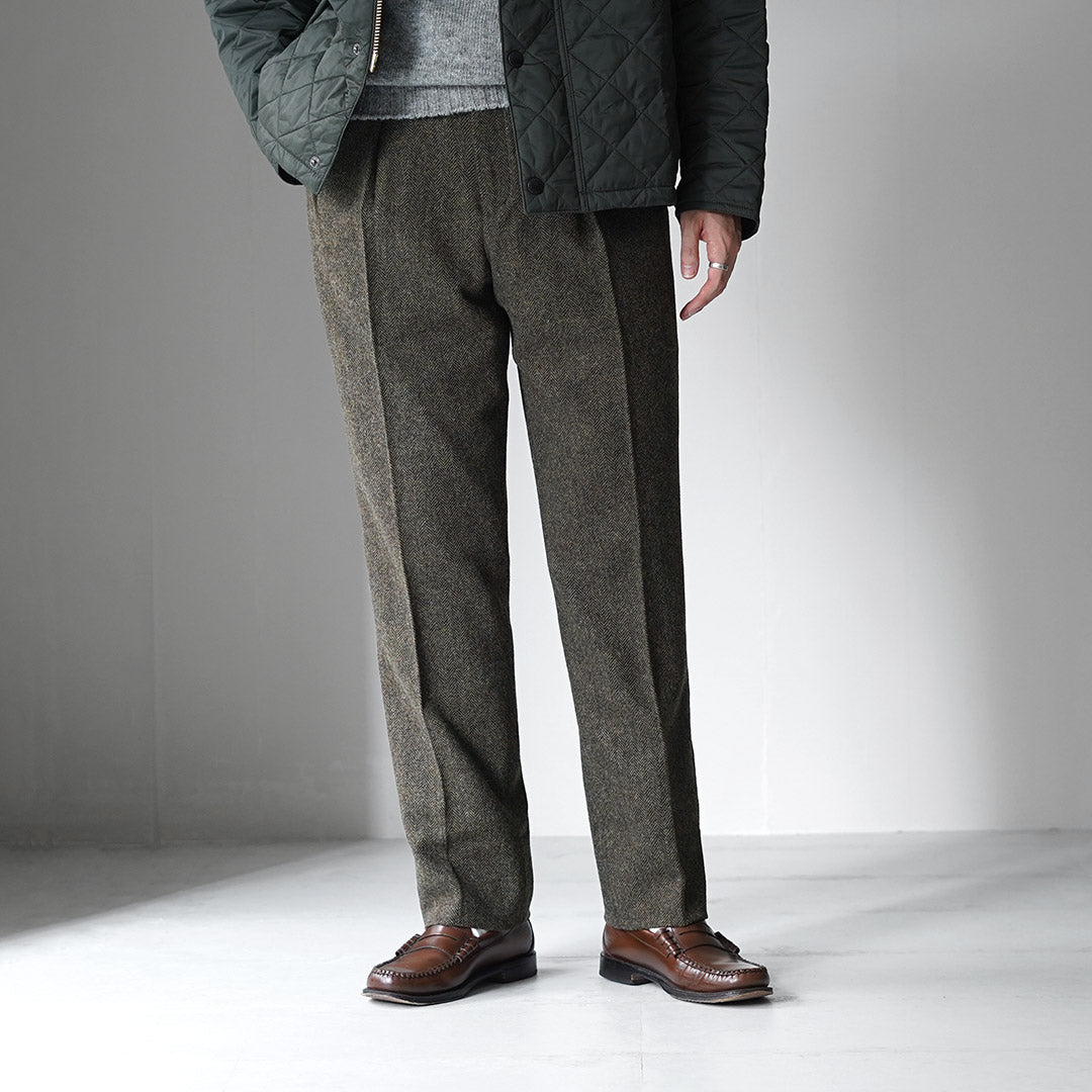 BARNSTORMER / Pantalons en tweed à chevrons