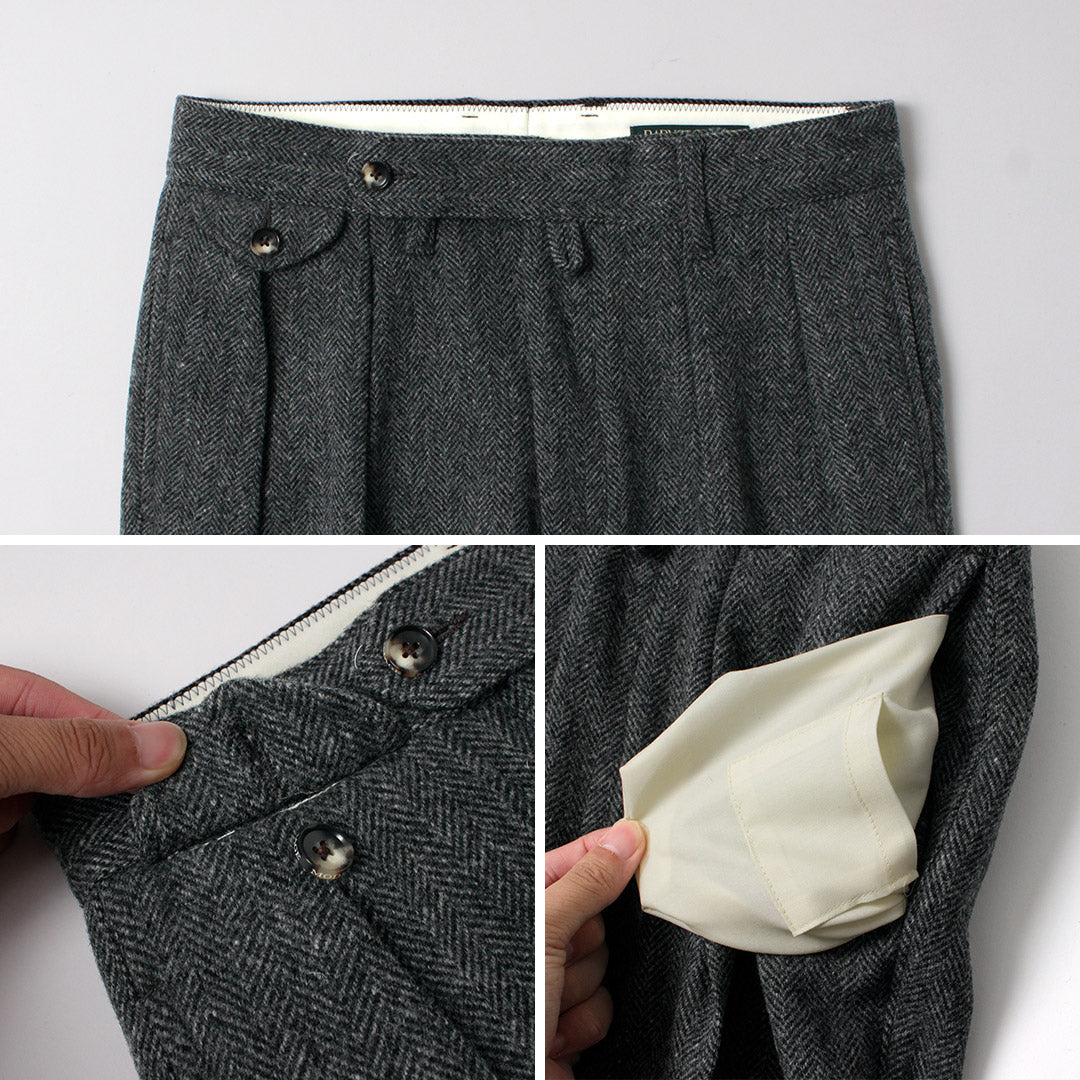 BARNSTORMER / Pantalons en tweed à chevrons